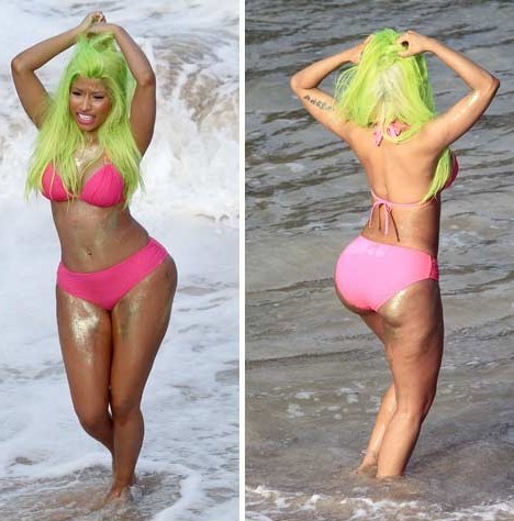 Nicki Minaj Pink Bikini Nicki Minaj Pink Bikini